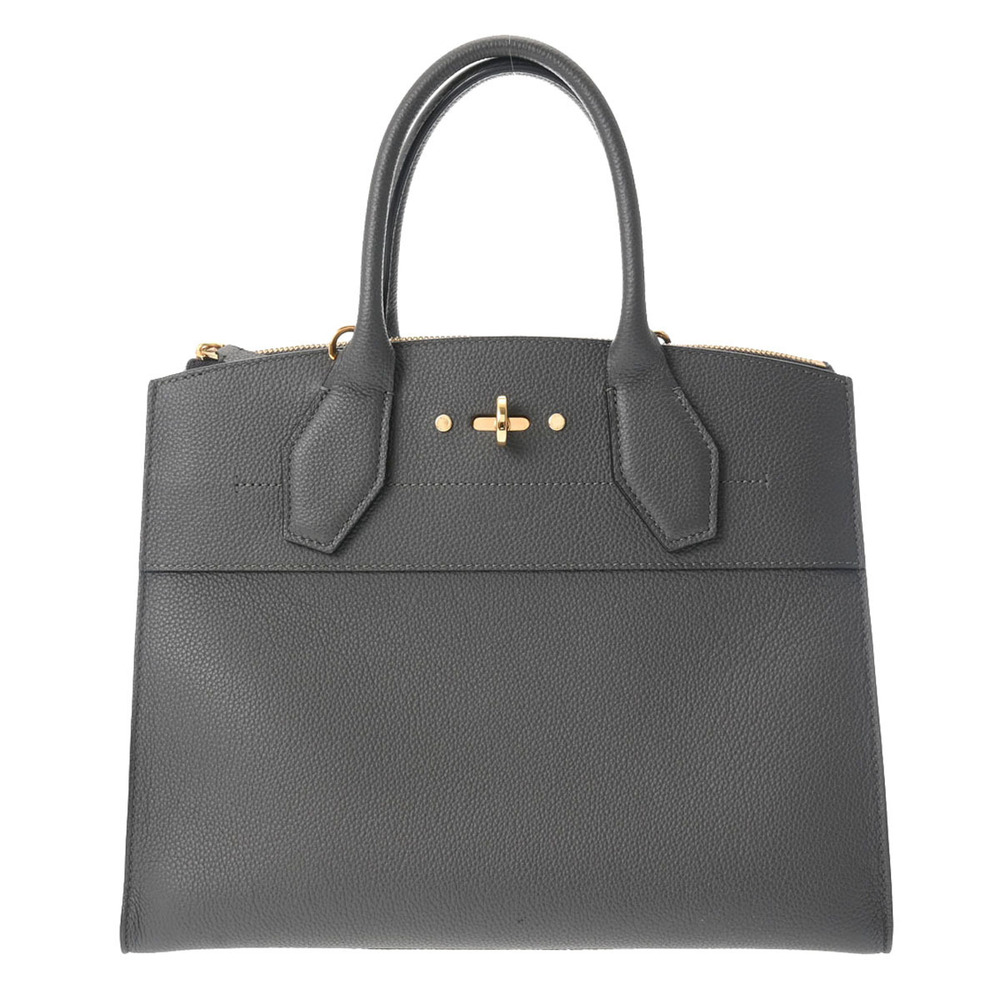 LOUIS VUITTON City Steamer Gris Leather Handbag